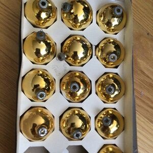 Vintage Gold Ornaments